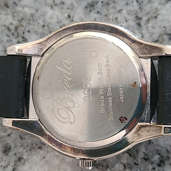Breda Black and Silver Watch - Picture 4 of 10